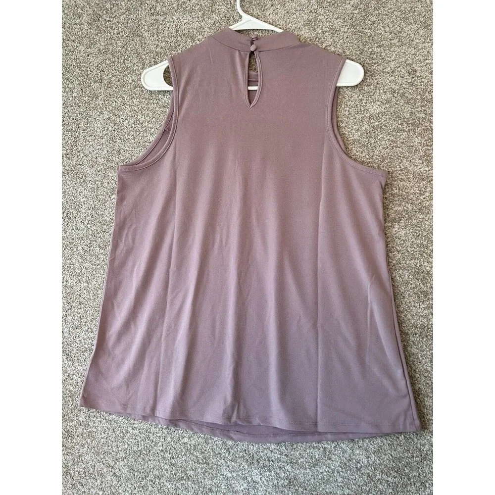 Torrid Studio Crepe Elberberry Tank Top Shirt Size Large (0) - Picture 4 of 6